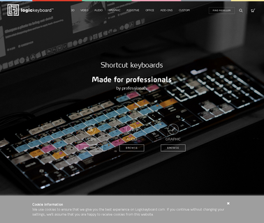 Logickeyboard including keyboards