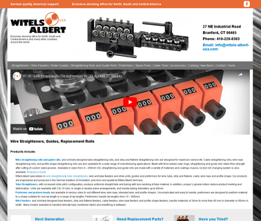 Wire Straighteners Tube Straighteners Wire Guides and Other cylinders locks