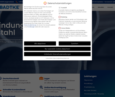 Badtke Edelstahl Fittings ferritic austenitic