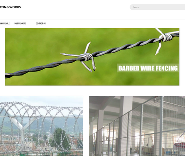 Maurya Wire Netting Works fencing angle