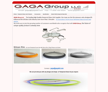 Gaga Group Llc - Tempered Glass Lids ring silicon