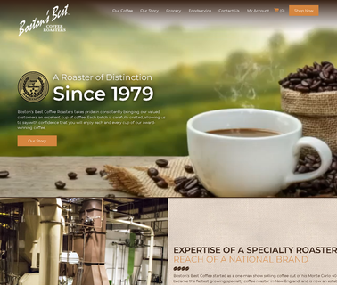 Bostons Best Coffee Roasters cup office