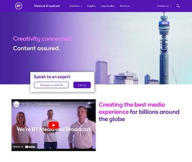 Bt Media & Broadcast links microwave