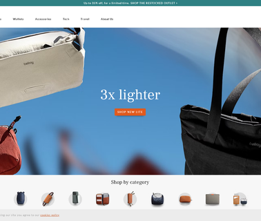 Home - Bellroy eco tech