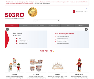 Sigro Import Export Grosshandel E. K. Mike Singer arches