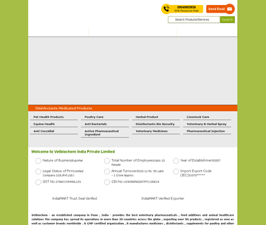 Vetbiochem India Pvt. enzymes supplements