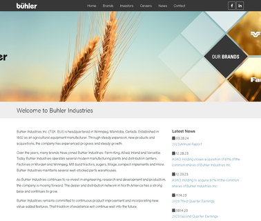 Buhler Industries - Buhler Industries agricultural machinery implements