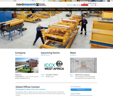 Nordimpianticom precast lintels