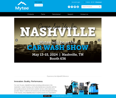 Home - Mytee Products auto maintenance products