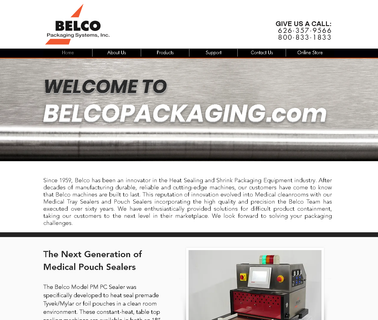 Belco Packaging Systems Home Page medical wrapping