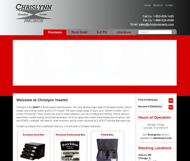 Chrislynn Threaded Inserts military specifications