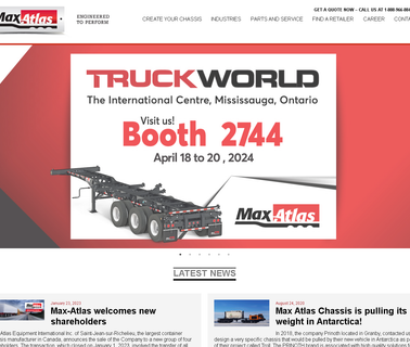 Max Atlas Intermodal Trailers; Chassis Engineered rave