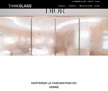Think Glass floor fountain