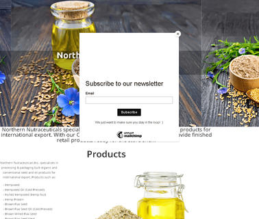 Northern Nutraceuticals organic flax
