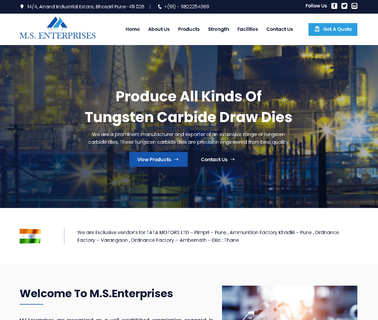 M S Enterprises ring tungsten carbide