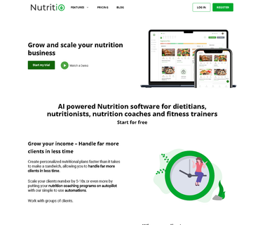 Software for Dietitians and Nutritionists: dedicated app