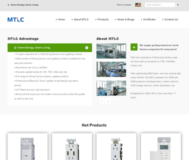 Mtlc Electric Appliance industrial lighting controls