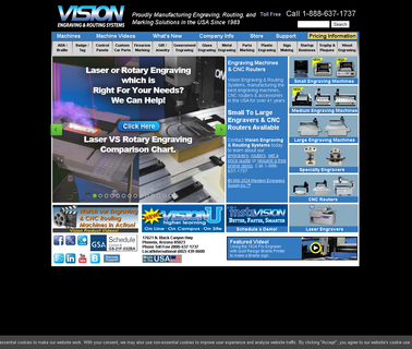 Vision Engraving & Routing Systems laser 100