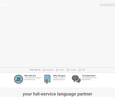 Translation & Localization Solutions Paragon Language Services multilingual translation services