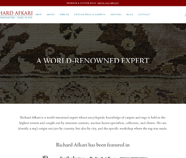 Richard Afkari Rugs On Stone specializes stone