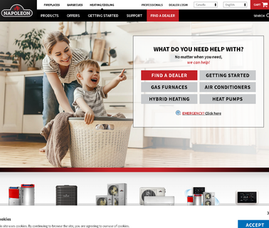 Napoleon Heating and Cooling heating and cooling air conditioners
