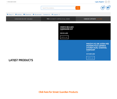 Dashcams, Motorcycle Cams, Action Cams stocking accessories