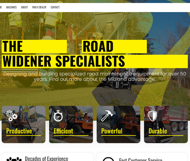 Midland Machinery cold asphalt repair