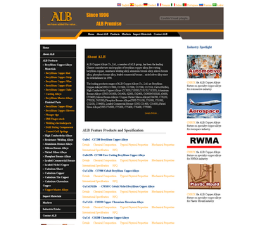Alb Xiamen Material bronze leaded