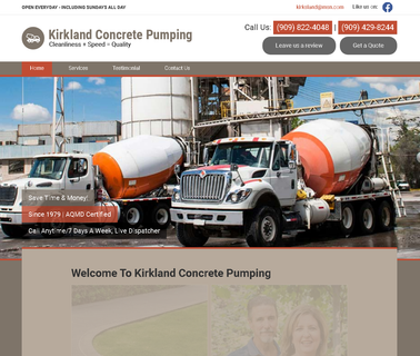 Fontana Ca - Kirkland Concrete Pumping basement waterproofing