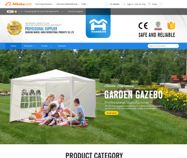 Shaoxing Marvel Union Recreational Products outdoor party tent canopy