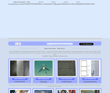 Sigma Glass Repair glass chip