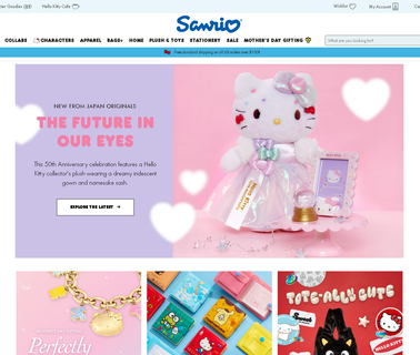 Sanrio.Com Home Of Hello Kitty hello kitty wholesale