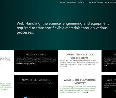 Web Handling by Cac core chuck