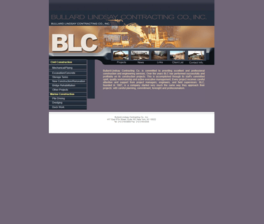 Bullardlindsay Contracting Home marine engineering services