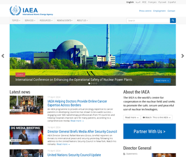 International Atomic Energy Agency; Intl atom