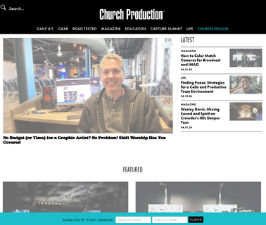 Church Production Magazine church lighting