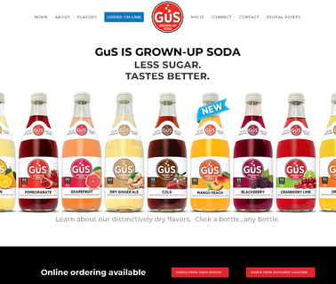 Gus - Grown-Up Soda sugar pomegranate