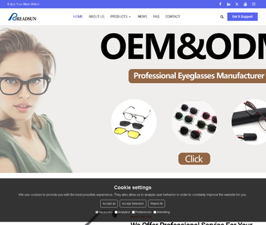 Wenzhou Readsun Optical folding sunglasses