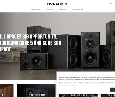 Dynaudio North America wireless room speakers