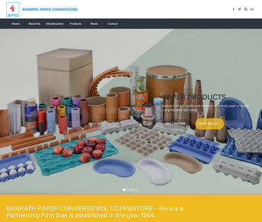 Bharath Paper Conversions yarn spinning