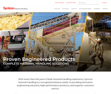 Syntron Material Handling industrial concrete mixers