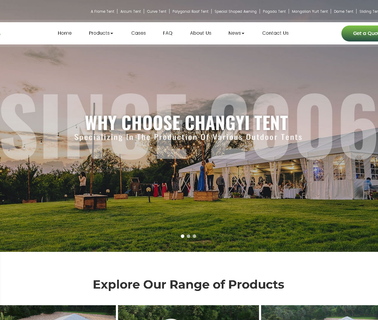 Changzhou Changyi Exhibition Tent 10x10m pagoda