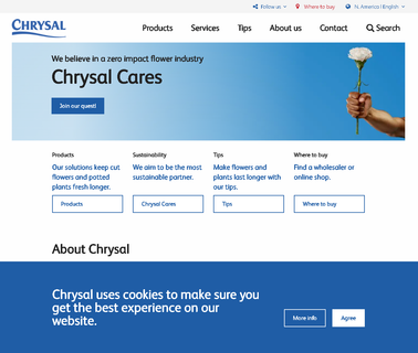 Chrysal America stores