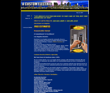 Electrician Los Angeles - A Custom Electric Electrician beverly los
