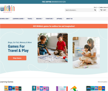 Wildkin games camping