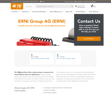 Erni Component devices interconnect