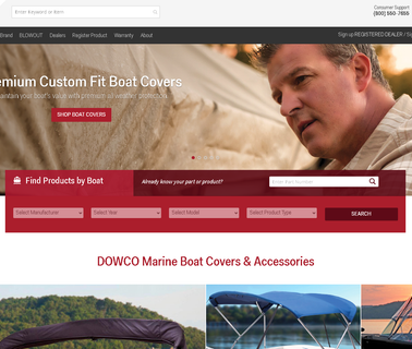 Dowco Marine Pontoon, Runabout, & Fishing Boat amphibious pontoon
