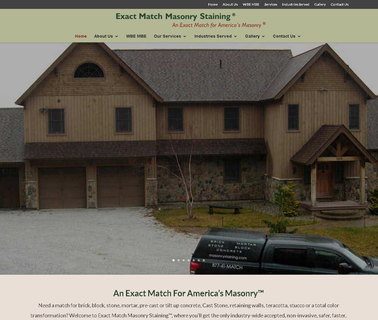 Exact Match Masonry Staining LLC Professional Stone Staining cast brick