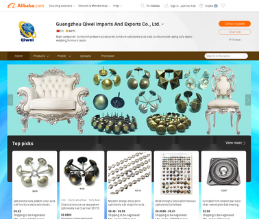Guangzhou Qiwei Imports and Exports hardware sofa