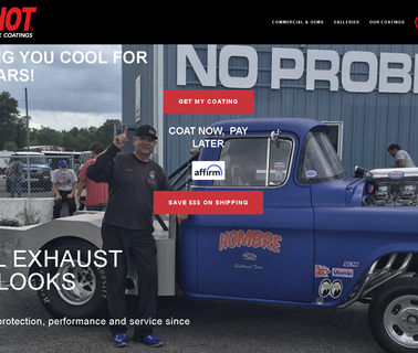 Jet-Hot High Performance Coatings dry engine